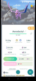 Pokémon GO Aerodactyl Shiney