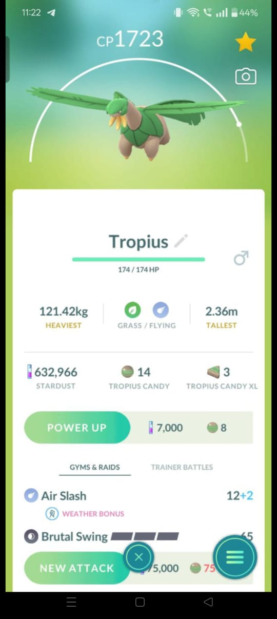 Pokémon GO Tropius