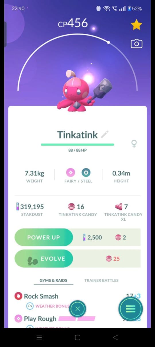 Pokémon GO Tinkatink