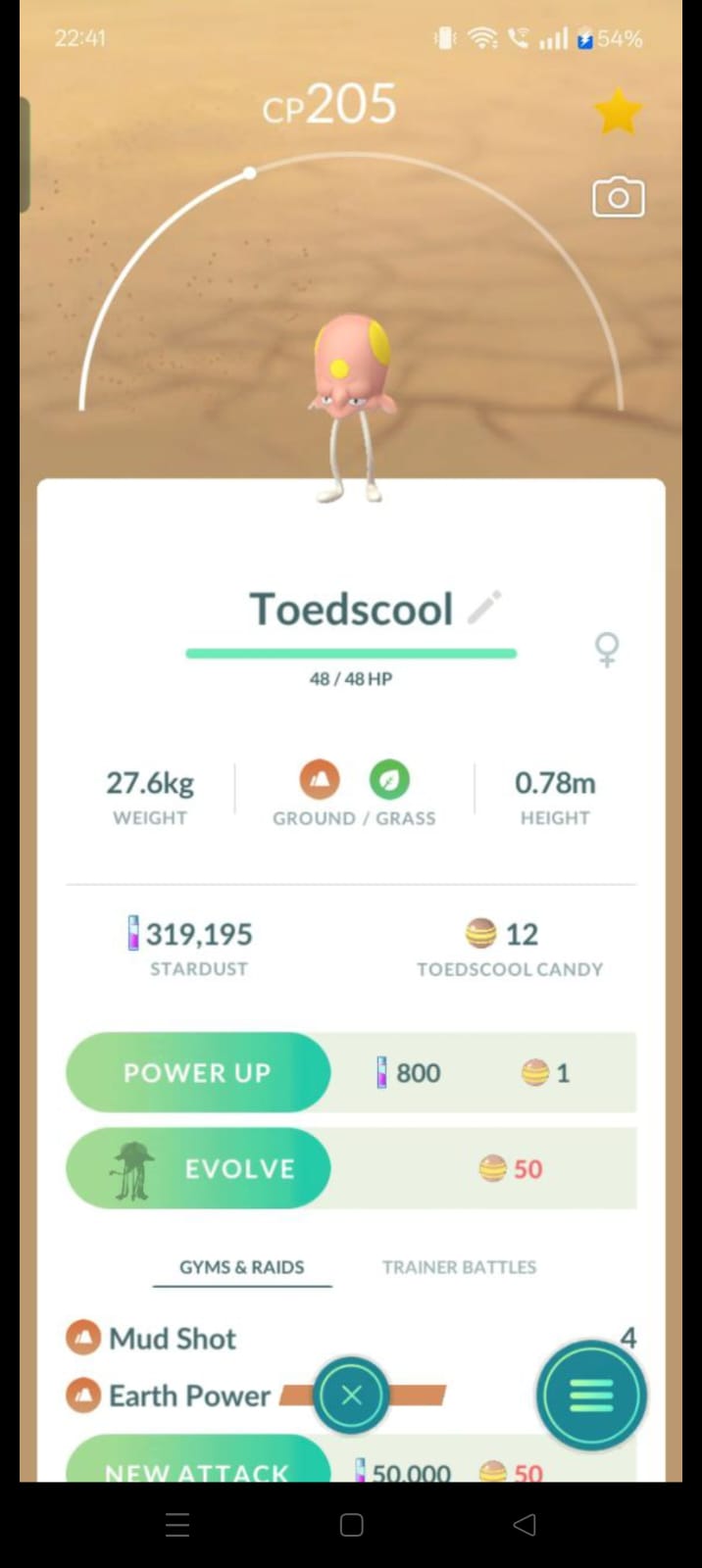 Pokémon GO Toedscool