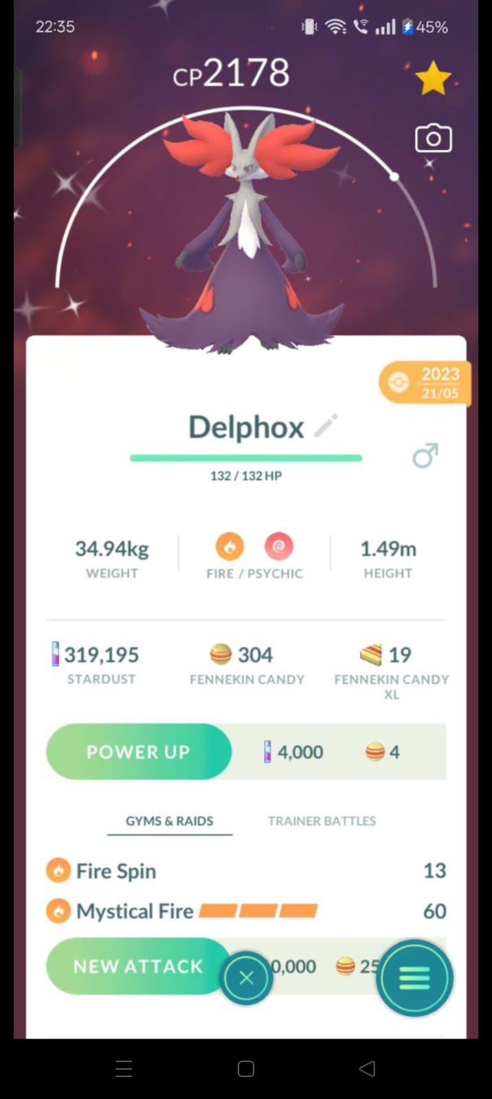 Pokémon GO Delphox