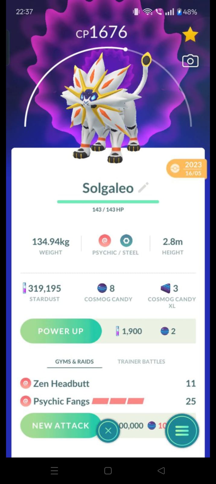 Pokémon GO Solgaleo
